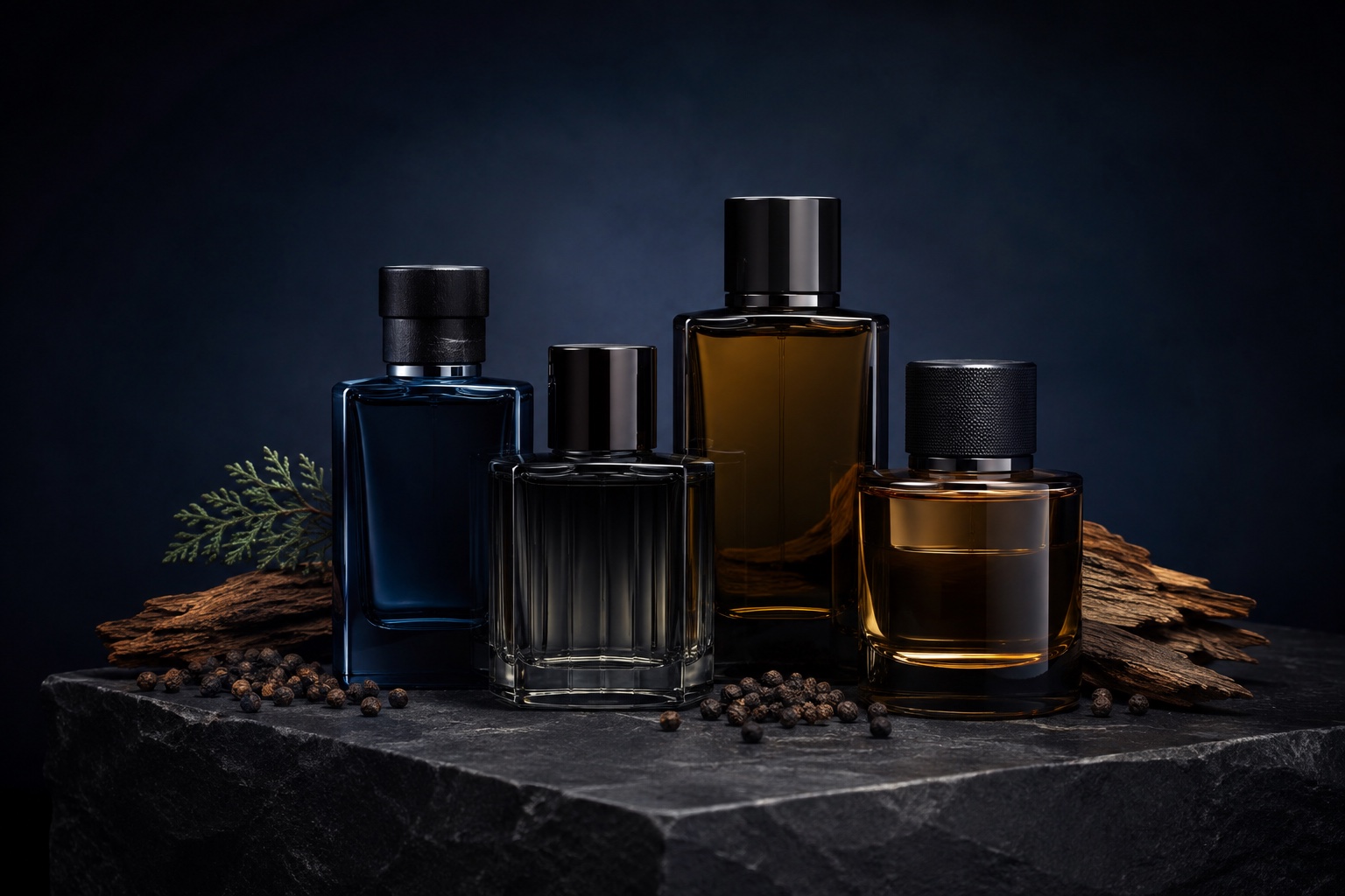 Collection de parfums pour homme