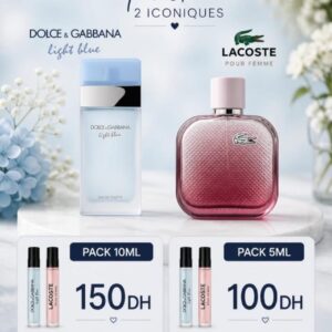Pack Light Blue + Lacoste Pour Femme